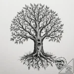 Tattoo sketch a “family tree” where names are… – tattoo sketch (№1754683138_0, 08.08.2025 19:58) — tattoovalue.net
