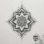 Tattoo design a small, abstract brushstroke r… – tattoo sketch (№1754683339_0, 08.08.2025 20:02) — tattoovalue.net