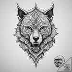 Haida (patterns), tattoo line art, black and… – tattoo sketch (№1754684946_0, 08.08.2025 20:29) — tattoovalue.net