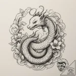 Skunk, concept art for tattoo, sepia tone ske… – tattoo sketch (№1754686354_0, 08.08.2025 20:52) — tattoovalue.net