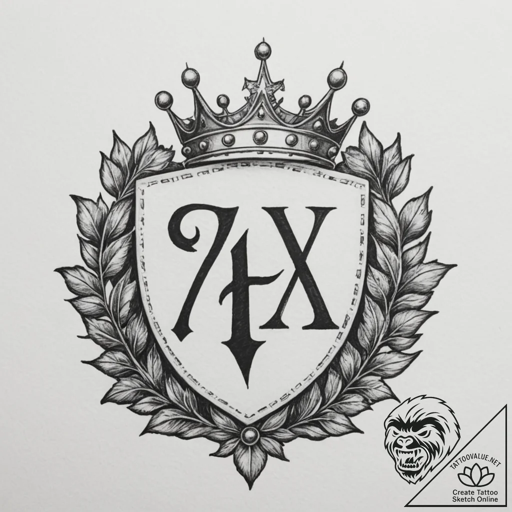 Tattoo sketch a "player 1" or "player 2" badg... - tattoo sketch (№1754688565_0, 08.08.2025 21:29) — tattoovalue.net