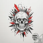 Tattoo design a tiny, abstract representation… – tattoo sketch (№1754689363_0, 08.08.2025 21:42) — tattoovalue.net