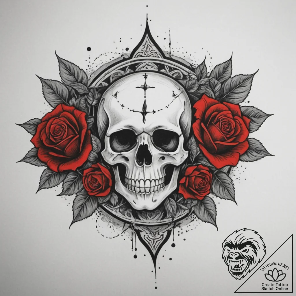 Tattoo sketch an abstract representation of a... - tattoo sketch (№1754690767_0, 08.08.2025 22:06) — tattoovalue.net