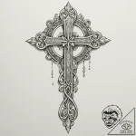 Tattoo design a neck with a delicate line res… – tattoo sketch (№1754692162_0, 08.08.2025 22:29) — tattoovalue.net