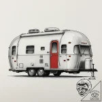 The interior of a classic airstream trailer,… – tattoo sketch (№1754696353_0, 08.08.2025 23:39) — tattoovalue.net