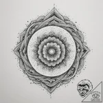 Tattoo design a swirling vortex of energy con… – tattoo sketch (№1754700908_0, 09.08.2025 00:55) — tattoovalue.net