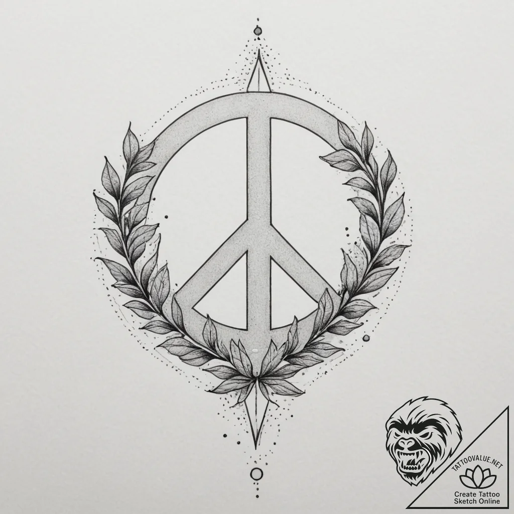 Tattoo sketch a soft, ethereal representation... - tattoo sketch (№1754705257_0, 09.08.2025 02:07) — tattoovalue.net