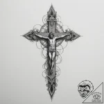 Tattoo sketch a minimalist human figure creat… – tattoo sketch (№1754706446_0, 09.08.2025 02:27) — tattoovalue.net
