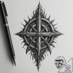 The hunter’s mark from bloodborne, tattoo ske… – tattoo sketch (№1754707829_0, 09.08.2025 02:50) — tattoovalue.net