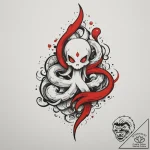 р сѓрѕр° р“р°рґр°р»рєр° / р“р°рґр°с‚сњ (gadat… – tattoo sketch (№1754709603_0, 09.08.2025 03:20) — tattoovalue.net