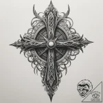 61. tattoo sketch: the rune “chernobog,” rend… – tattoo sketch (№1754710790_0, 09.08.2025 03:39) — tattoovalue.net
