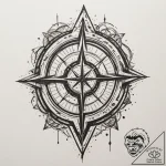 Tattoo sketch a magical warding symbol glowin… – tattoo sketch (№1754713946_0, 09.08.2025 04:32) — tattoovalue.net