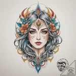 р“сђсѓрїрїр° 2: рўрірѕр±рѕрґрѕс‹рµ рё р”сѓс…р… – tattoo sketch (№1754717296_0, 09.08.2025 05:28) — tattoovalue.net