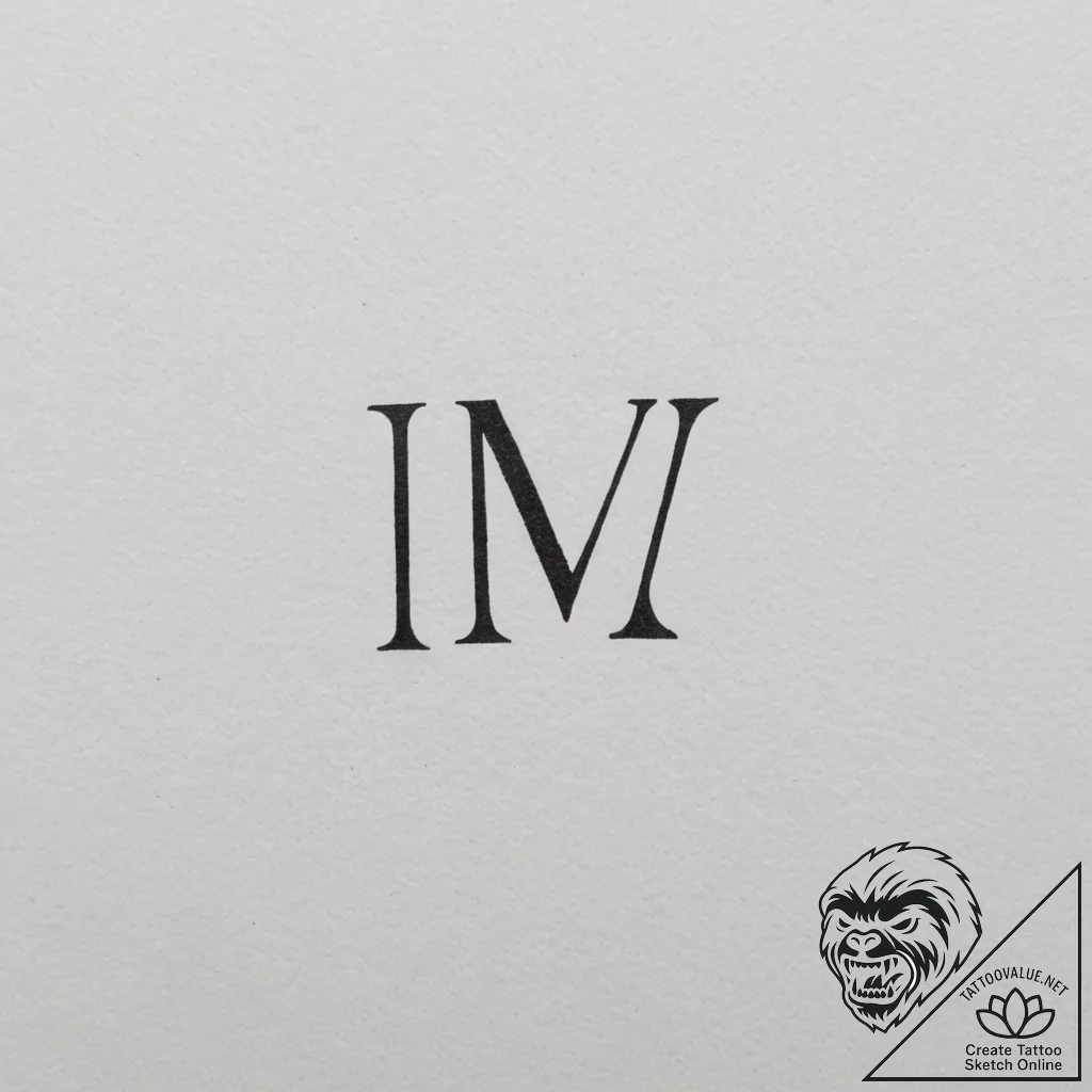 Tattoo design a significant date in minimalis... - tattoo sketch (№1754719661_0, 09.08.2025 06:07) — tattoovalue.net