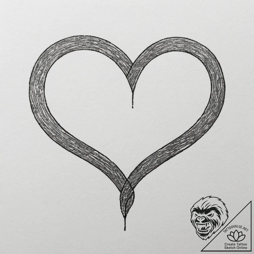 Tattoo design a pair of minimalist fingerprin... - tattoo sketch (№1754720250_0, 09.08.2025 06:17) — tattoovalue.net