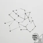 Constellation map (specific one like orion) – tattoo sketch (№1754720643_0, 09.08.2025 06:24) — tattoovalue.net