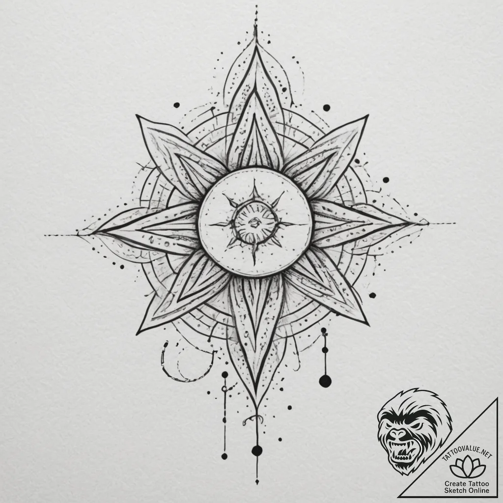 Tattoo sketch a delicate constellation of a s... - tattoo sketch (№1754721432_0, 09.08.2025 06:37) — tattoovalue.net