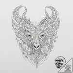 Tattoo design an abstract circuit board formi… – tattoo sketch (№1754723008_0, 09.08.2025 07:03) — tattoovalue.net