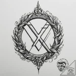 143. tattoo sketch: “potok” rune as a path of… – tattoo sketch (№1754723993_0, 09.08.2025 07:19) — tattoovalue.net