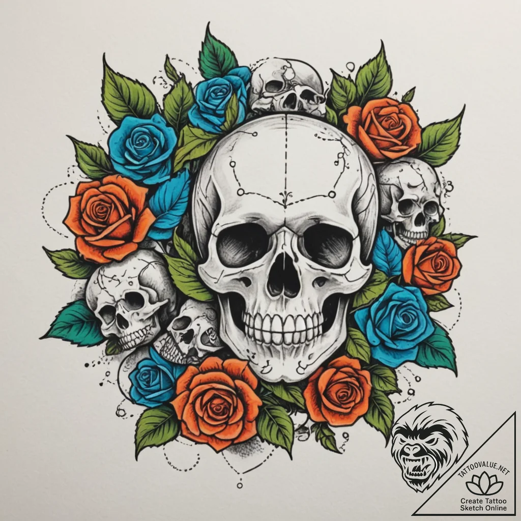 Tattoo sketch a minimalist d6 dice linework.,... - tattoo sketch (№1754725568_0, 09.08.2025 07:46) — tattoovalue.net