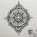 Tattoo sketch an abstract representation of i… – tattoo sketch (№1754726355_0, 09.08.2025 07:59) — tattoovalue.net
