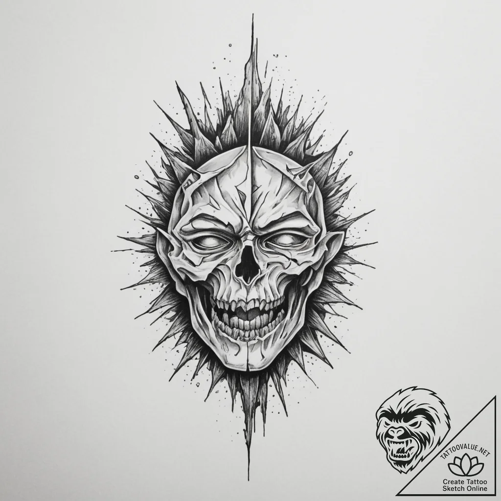 Tattoo design a visual representation of "bre... - tattoo sketch (№1754726749_0, 09.08.2025 08:05) — tattoovalue.net