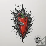Tattoo sketch a glowing health pack icon on a… – tattoo sketch (№1754729109_0, 09.08.2025 08:45) — tattoovalue.net