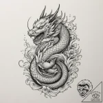 Fir trees, concept art for tattoo, on a clean… – tattoo sketch (№1754731080_0, 09.08.2025 09:18) — tattoovalue.net