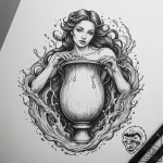 Tattoo sketch a realistic aquarius water-bear… – tattoo sketch (№1754737845_0, 09.08.2025 11:10) — tattoovalue.net