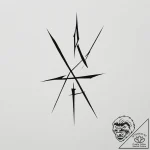 57. tattoo design: a minimalist “mir” rune, d… – tattoo sketch (№1754738852_0, 09.08.2025 11:27) — tattoovalue.net