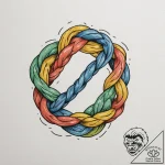 Tattoo sketch a pair of intertwined ropes, li… – tattoo sketch (№1754739057_0, 09.08.2025 11:30) — tattoovalue.net