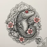 Glass frog, tattoo flash sheet design, soft w… – tattoo sketch (№1754742075_0, 09.08.2025 12:21) — tattoovalue.net