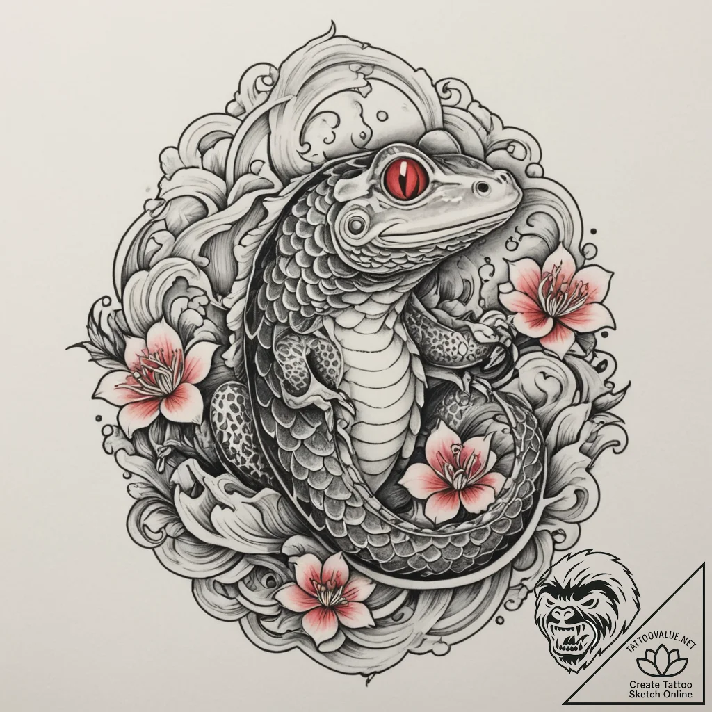 Glass frog, tattoo flash sheet design, soft w... - tattoo sketch (№1754742075_0, 09.08.2025 12:21) — tattoovalue.net