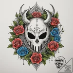 The knight from hollow knight, tattoo drawing… – tattoo sketch (№1754744288_0, 09.08.2025 12:58) — tattoovalue.net