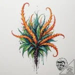 Cordyceps from the last of us, tattoo sketch… – tattoo sketch (№1754745290_0, 09.08.2025 13:14) — tattoovalue.net