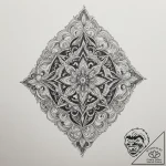 Tattoo design ‘continue?’ with a ghostly, fad… – tattoo sketch (№1754745491_0, 09.08.2025 13:18) — tattoovalue.net