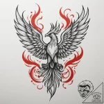 Tattoo design ‘respawn’ with a subtle phoenix… – tattoo sketch (№1754745889_0, 09.08.2025 13:24) — tattoovalue.net