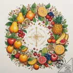 Tattoo design: a scene of abundance and prosp… – tattoo sketch (№1754748849_0, 09.08.2025 14:14) — tattoovalue.net