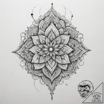 Tattoo design a small, ethereal cloud with a… – tattoo sketch (№1754749641_0, 09.08.2025 14:27) — tattoovalue.net