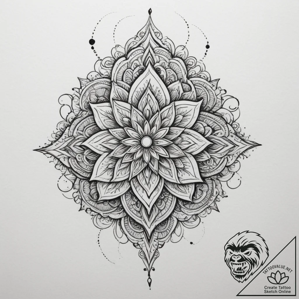 Tattoo design a small, ethereal cloud with a... - tattoo sketch (№1754749641_0, 09.08.2025 14:27) — tattoovalue.net