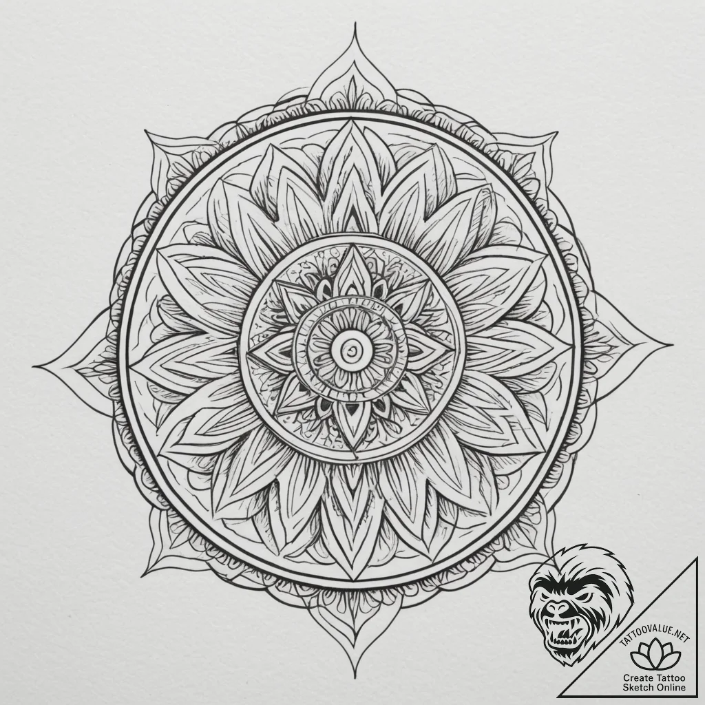 Pacific, tattoo drawing outline, rough sketch... - tattoo sketch (№1754749838_0, 09.08.2025 14:30) — tattoovalue.net