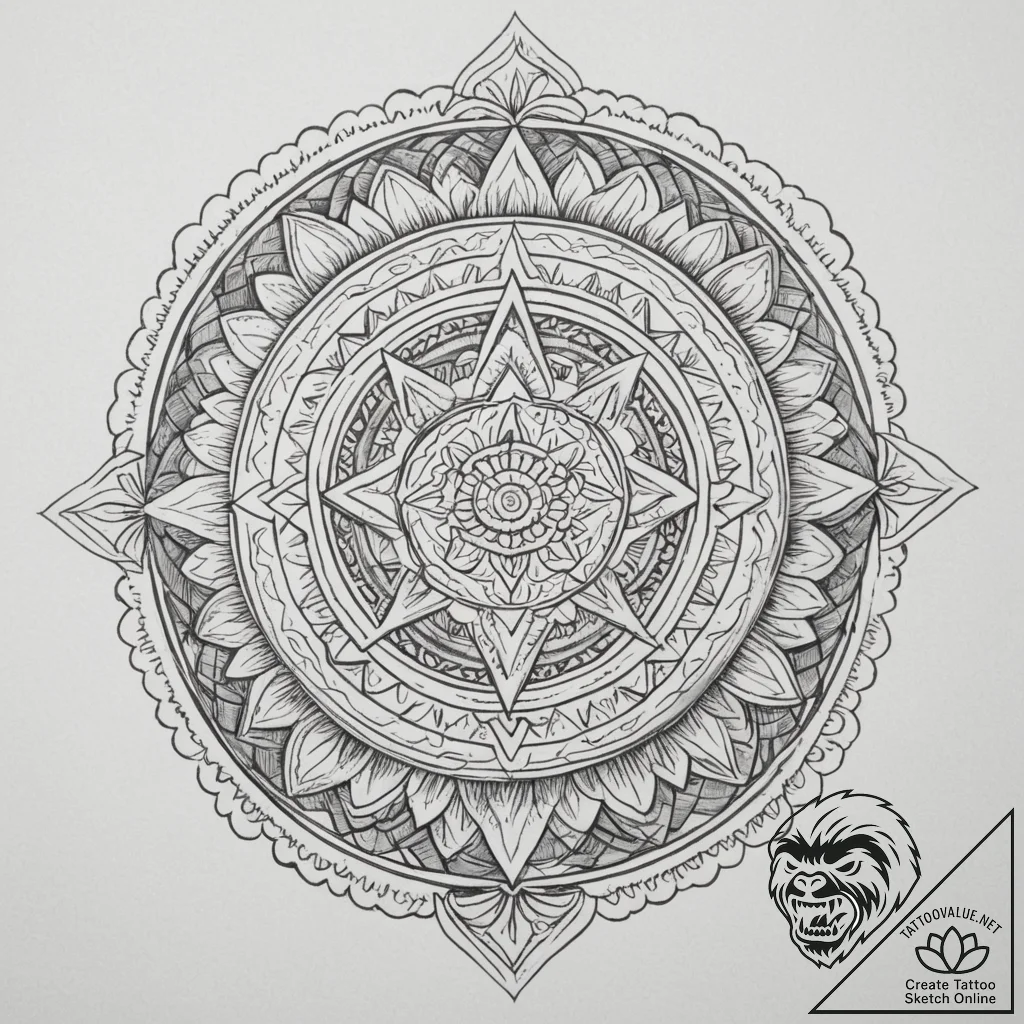 An old wooden pier stretching out into a calm... - tattoo sketch (№1754751618_0, 09.08.2025 15:00) — tattoovalue.net