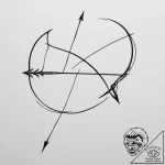 Tattoo sketch a sagittarius archer’s arrow tu… – tattoo sketch (№1754752404_0, 09.08.2025 15:13) — tattoovalue.net
