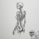 Tattoo sketch a simple, elegant silhouette of… – tattoo sketch (№1754756204_0, 09.08.2025 16:16) — tattoovalue.net
