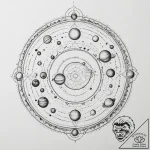 Parade of planets, concept art for tattoo, bl… – tattoo sketch (№1754757208_0, 09.08.2025 16:33) — tattoovalue.net