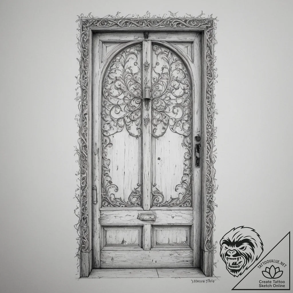A detailed photograph of the texture of peeli... - tattoo sketch (№1754763033_0, 09.08.2025 18:10) — tattoovalue.net