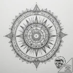 Tattoo design a zodiac symbol with a hidden ‘… – tattoo sketch (№1754764625_0, 09.08.2025 18:37) — tattoovalue.net