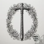 Tattoo design: a svarozhich combined with the… – tattoo sketch (№1754767051_0, 09.08.2025 19:17) — tattoovalue.net
