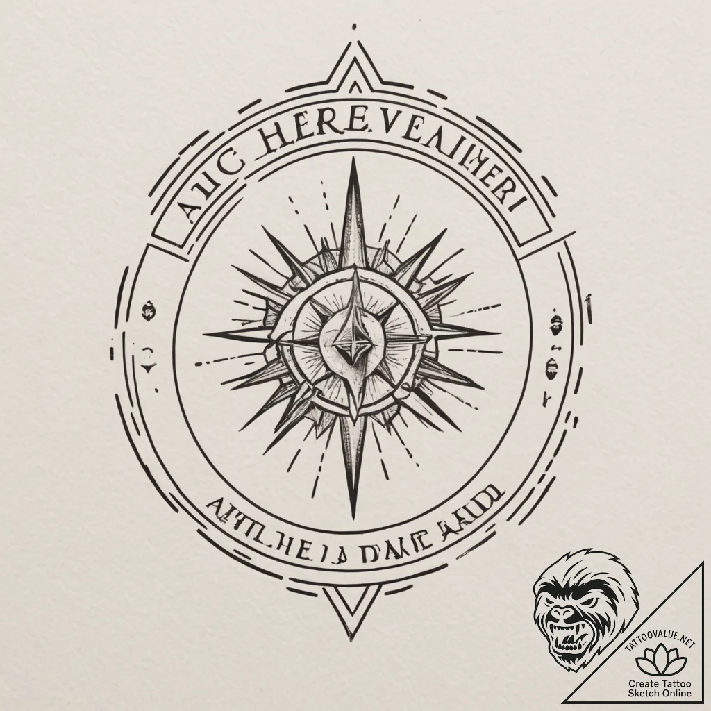 Tattoo sketch a glowing "achievement unlocked... - tattoo sketch (№1754769865_0, 09.08.2025 20:04) — tattoovalue.net