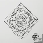 Tattoo design an abstract network of glowing… – tattoo sketch (№1754771274_0, 09.08.2025 20:27) — tattoovalue.net